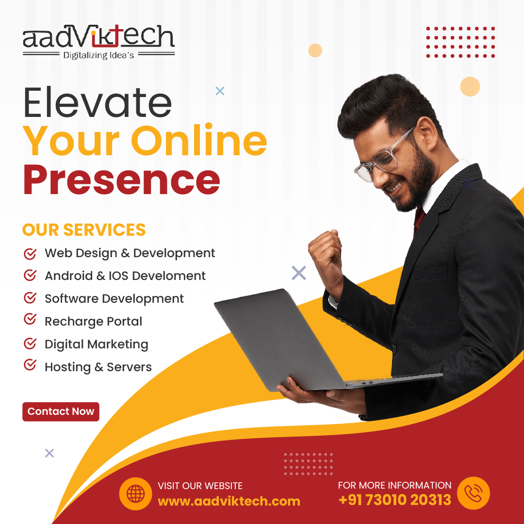 AadvikTech's tweet image. "Pioneering Progress in the Digital Frontier: Aadviktech is Your Trusted IT Partner."

#aadviktech is a Custom Mobile App and Web App development company that has authorized businesses, global ventures, and start-ups in their digitalization. 

Talk to our experts today!