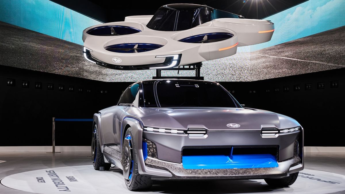 Subaru shows EV concept vehicles for land and sky in Japan