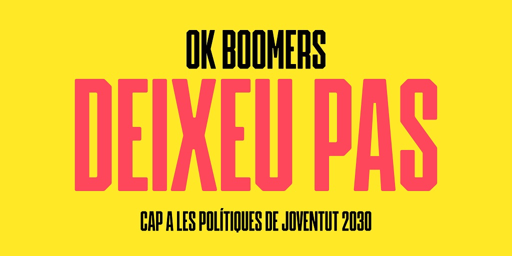 📢 Lleida, 16 i 17/11: XXIV Fòrum d'Estudis sobre la Joventut 2023 “Ok, boomers, deixeu pas. Cap a les polítiques de joventut 2030”

Inscriu-t’hi! 🔗 dretssocials.gencat.cat/ca/ambits_tema…

<a href="/UdL_info/">Universitat de Lleida (UdL)</a> #ForumLleida #EJoventut