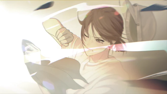 12.  初めて君と出会えた日のことを今も鮮明に覚えている。  灯室で日課の作業をしていると突然灯台が強く光り出して、僕はその光に飲まれたんだ。  #唄を知った灯台守