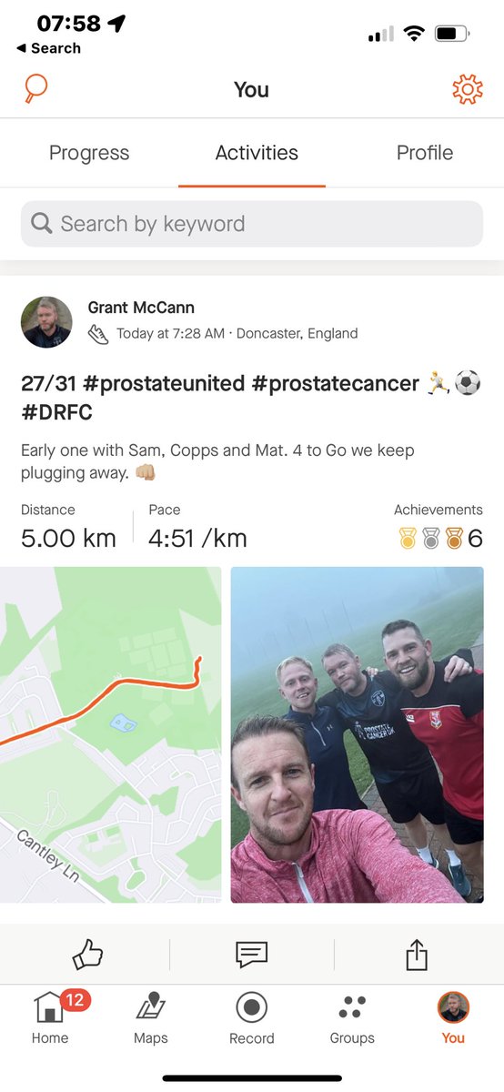 Almost there. This has been so tough mentally more than anything, them mornings when you wake up and your head is saying NO but you fight through it and with the generous donations from everyone that’s what keeps us going. 🙏⚽️ justgiving.com/fundraising/pr…🏃💨⚽️🙏