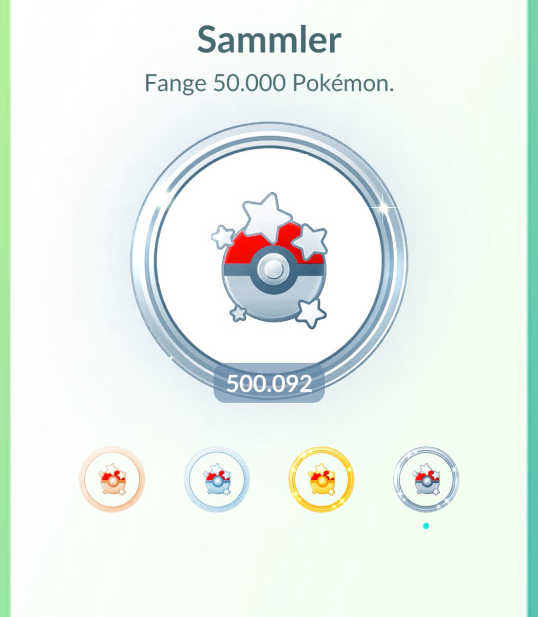 Moehlein1's tweet photo. Reached 500K Catches yesterday โบ๏ธ Halfway done ๐๐
#CleanScreenshot #PokemonGo #Pokemon https://t.co/wpJcE21erA