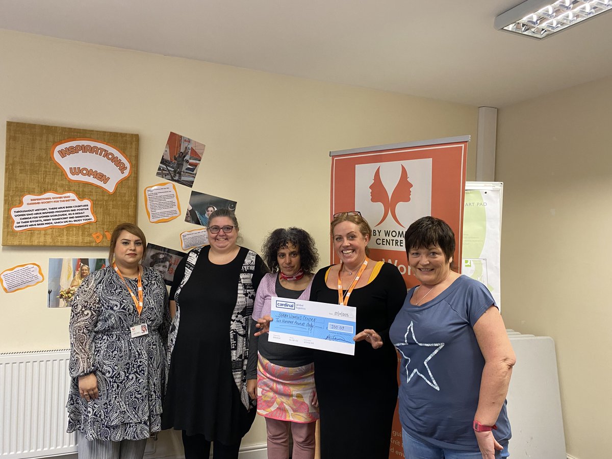 Cardinal Global Logistics (@cardinalgl) on Twitter photo Our Charity of the Month is <a href="/Derby_Women/">Derby Women's Centre</a>. Their current services include counselling, social activities and Courses, one of the most prominent is the Freedom Project for domestic violence victims. The charity is a safe, non-judgmental environment.
derby-womenscentre.org.uk Our Charity of the Month is <a href="/Derby_Women/">Derby Women's Centre</a>. Their current services include counselling, social activities and Courses, one of the most prominent is the Freedom Project for domestic violence victims. The charity is a safe, non-judgmental environment.
derby-womenscentre.org.uk