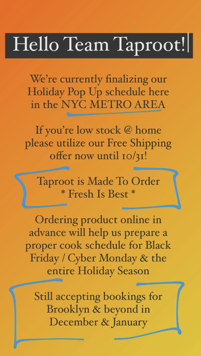 Taproot Organics tweet media