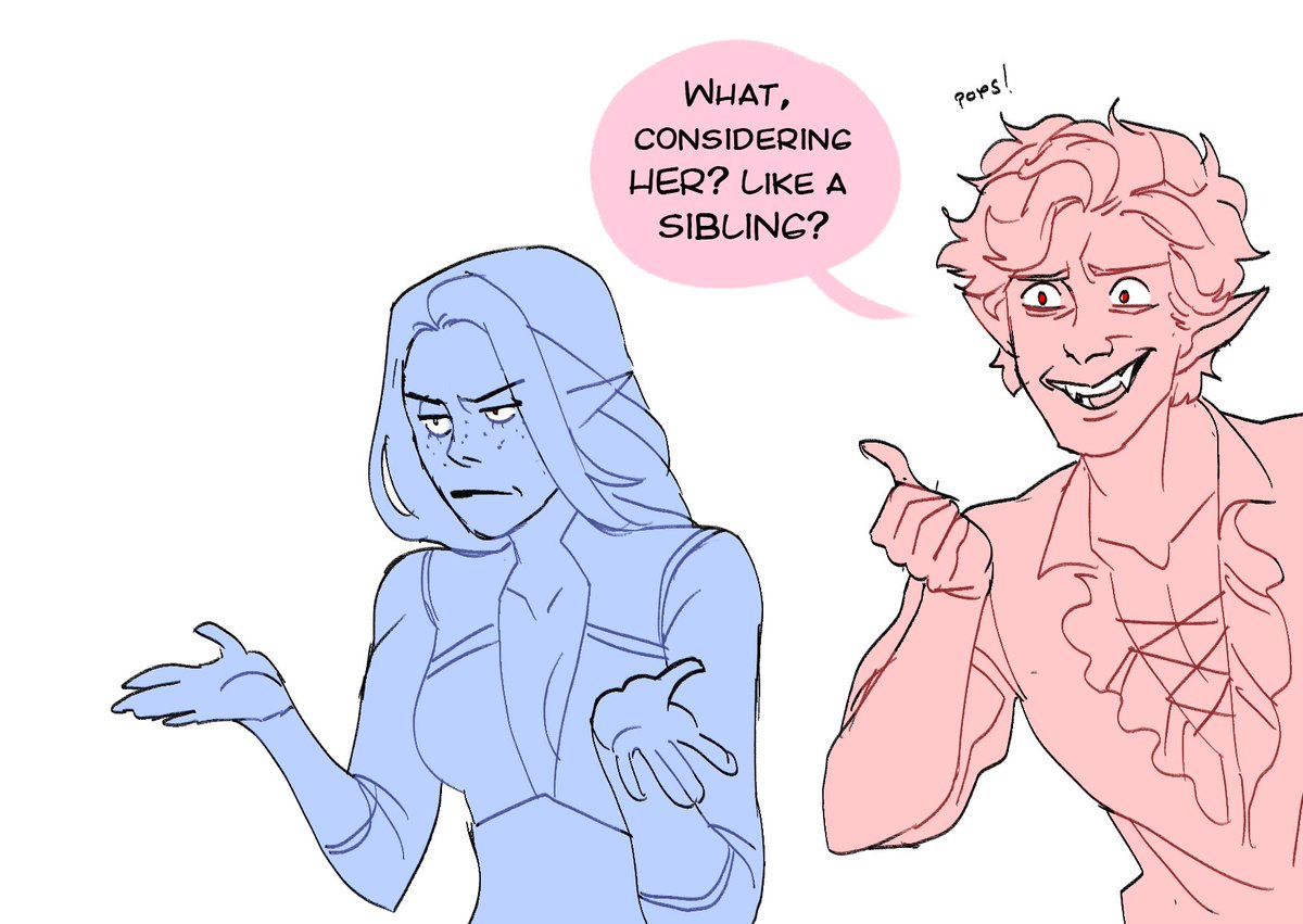 necromosss's tweet photo. Tumblr ask: [is astarion like an annoying sibling to you? the dynamic between the both of you is very funny]

15# https://t.co/dwZ1rVMcLL