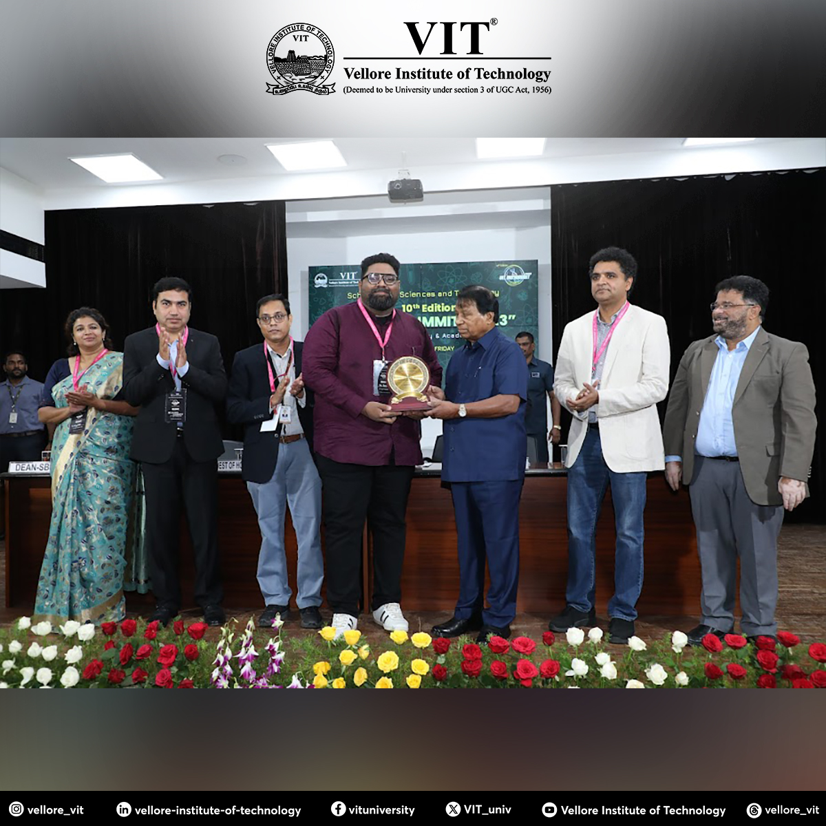 VIT_univ's tweet photo. The 10th edition of #BioSummit was off to a brisk start, earlier in the day. The 2-day summit brought together government, academia and industry leaders for compelling #discussions and comprehensive coverage.
#VIT #Biosummit2023 https://t.co/0IHPmnS1I1