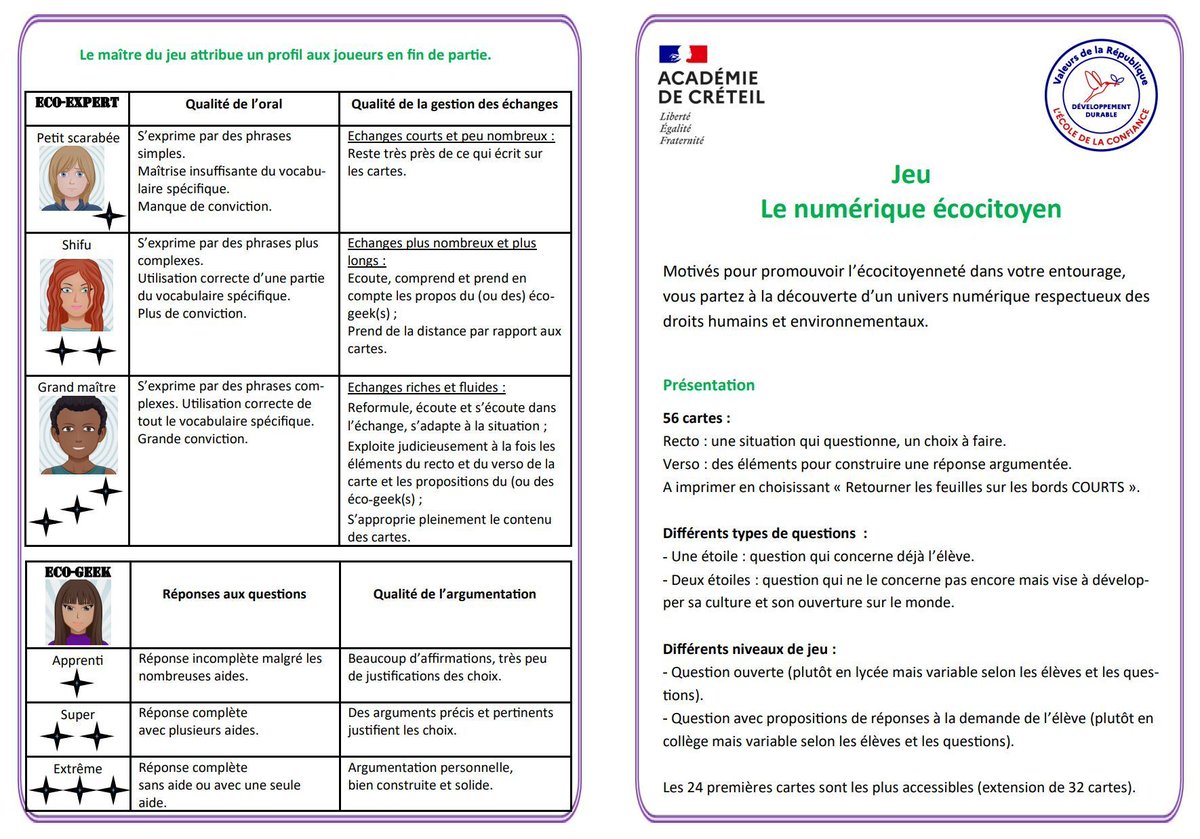 sophiaefrance's tweet photo. Ce jeu de cartes le #numerique #ecocitoyen a été conçu par le GREID EDD de @AcCreteil pour sensibiliser aux usages du numérique &amp; faire réfléchir aux impacts du numérique sur l’environnement https://t.co/vJRhLSN8Ab #ODD https://t.co/IykpbkOYgv