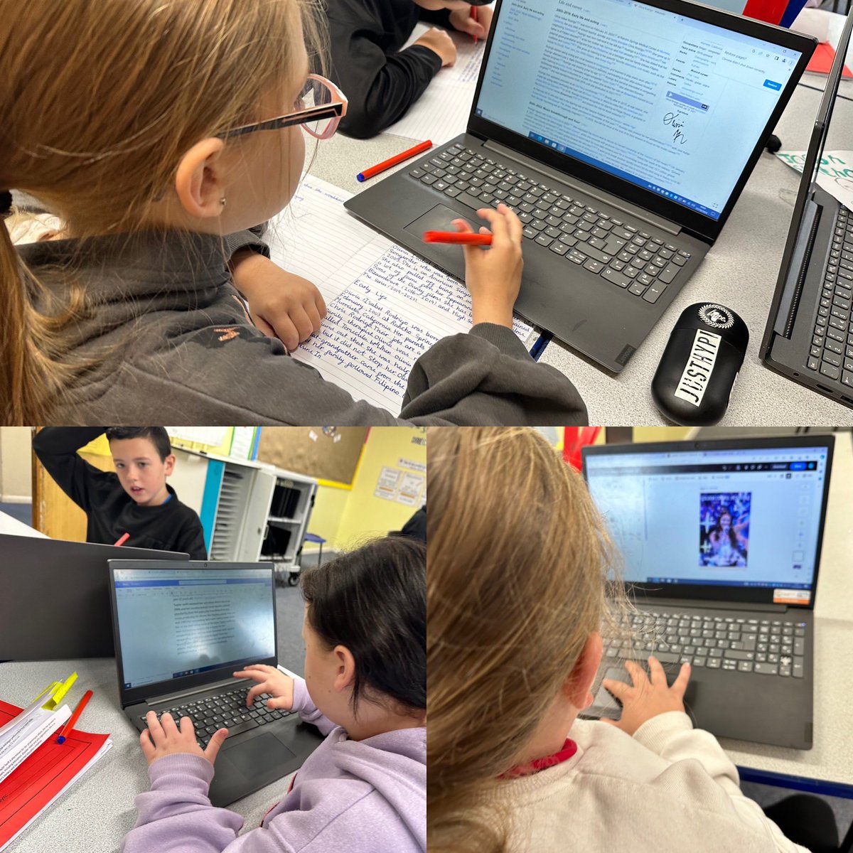 oaklandsprimary's tweet image. Dosbarth Derw have written the final drafts of their biographies this morning ✍️ before creating front covers using their digital skills in readiness for publication into our class library! @CSC_langlitcomm @CSC_DigiLearn #GETWRITING #TEAMOaklands