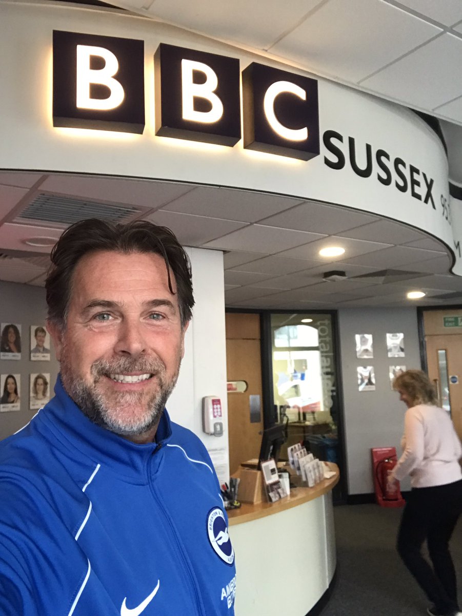 NEAR A RADIO? I’ll be joining the brilliant @sarahjgorrell after 11am to discuss last night amazing game and read some extracts from ‘Wins, Grins & Limbs’. UTA! 💙 @BBCSussex
