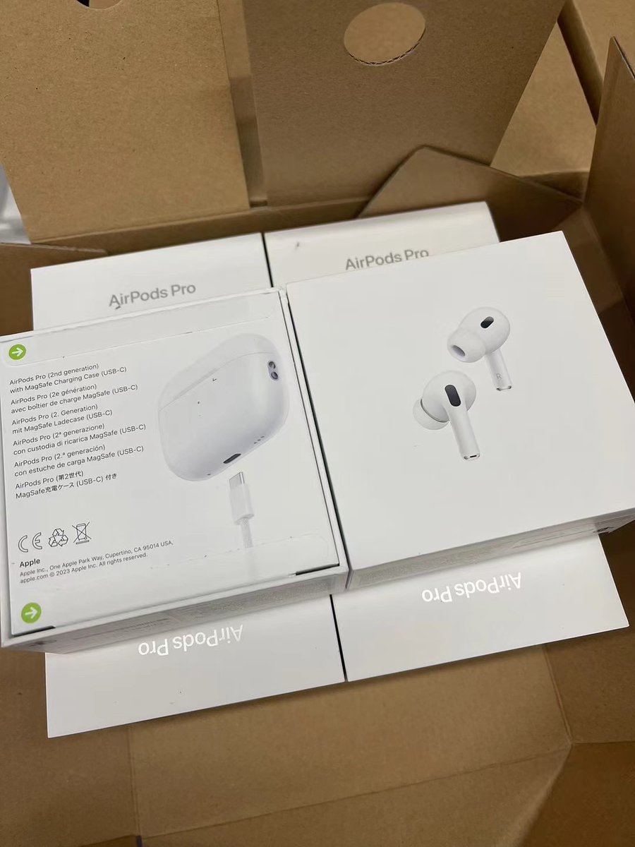 ChristinaSunfl's tweet photo. #WTS

Original New  AirPods Pro2 Type C in store

Welcome to consult.

#apple #airpodspro #airpods #airpodspro2 #iphone #typec #refurbishing #originals #iPhone15ProMax https://t.co/YEmpbZqsXo