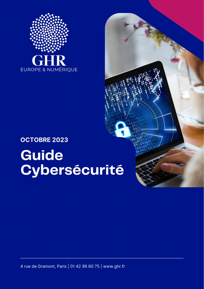 🆕🔴 Découvrez le Guide exclusif du GHR dédié à la cybersécurité dans un établissement du secteur de l’hôtellerie-restauration !  
Pour accéder au guide 👉 ghr.fr/europe-numeriq…
#CyberResponsable #cybersécurité #cybermalveillance #CyberMois
<a href="/cybervictimes/">Cybermalveillance.gouv.fr</a> <a href="/MonParcNum/">Parcours D'initiation Numérique</a>