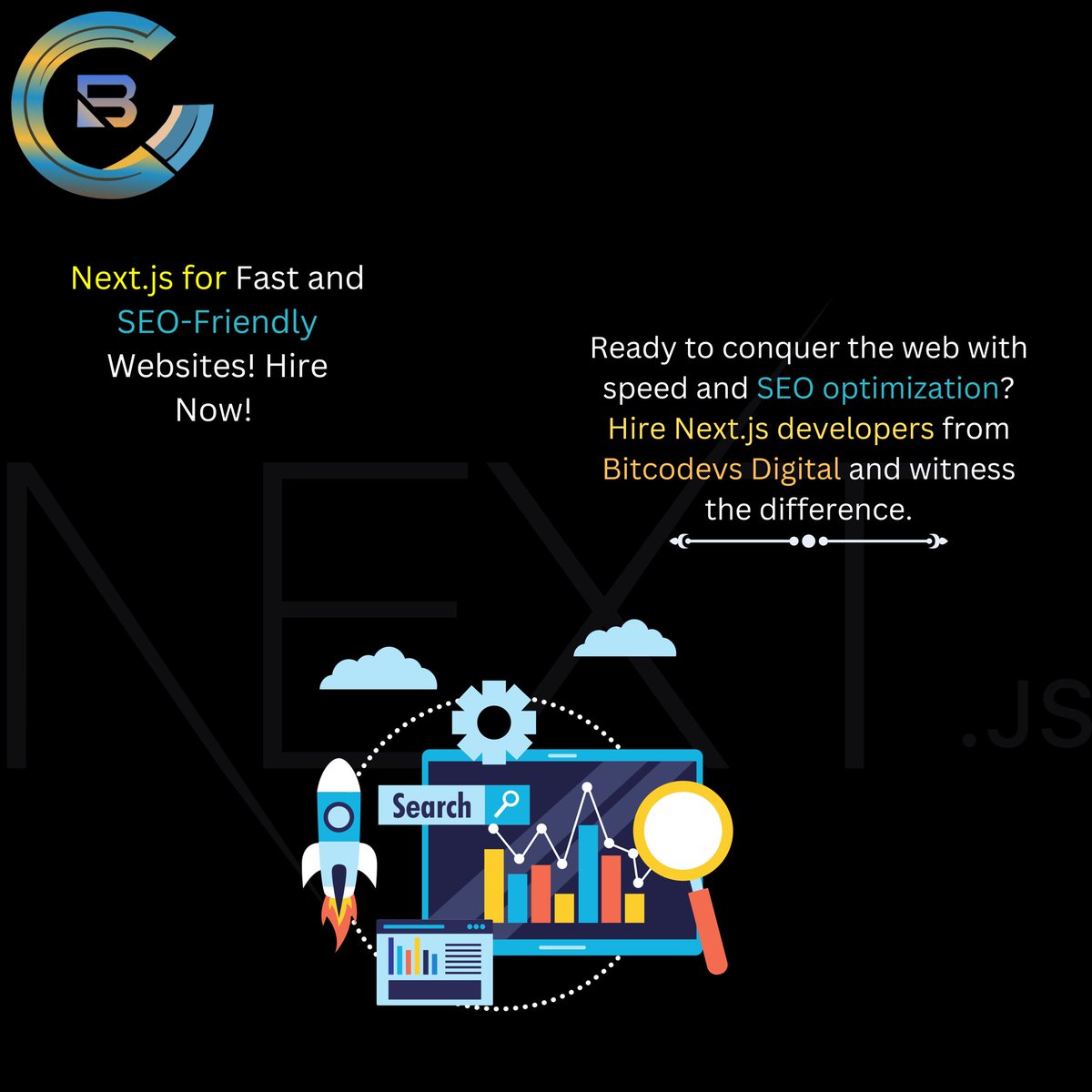 bitcodevs's tweet image. Hire Now! Accelerate your web presence with Bitcodevs Digital's Next.js experts. Speed and SEO excellence await! 🚀 #NextJS #HireDevelopers #BitcodevsDigital