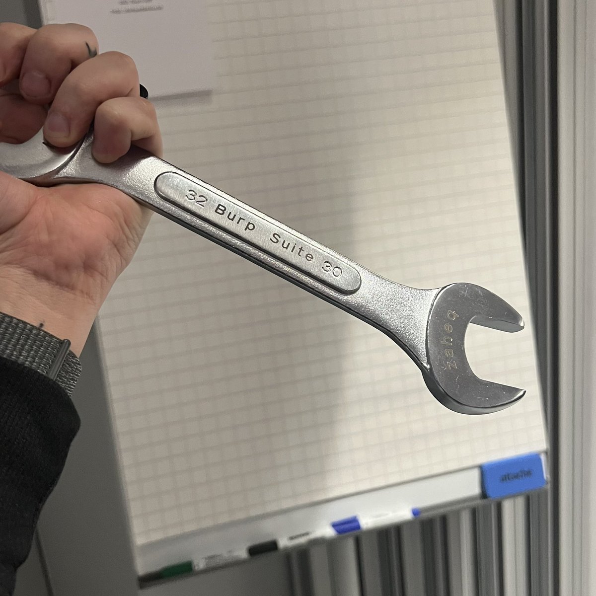 A photo of my burp suite key