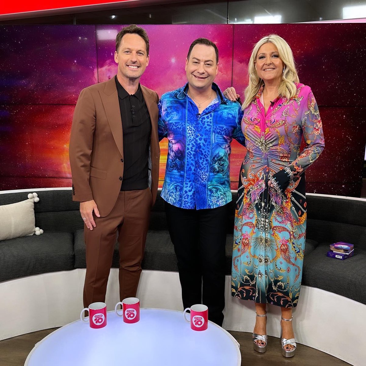 Lovely morning <a href="/Studio10au/">Studio 10</a> chatting all things Spirit World with the fabulous <a href="/AngelaBishop/">Angela Bishop OAM</a> &amp; <a href="/TristanMacManus/">Tristan MacManus</a> !