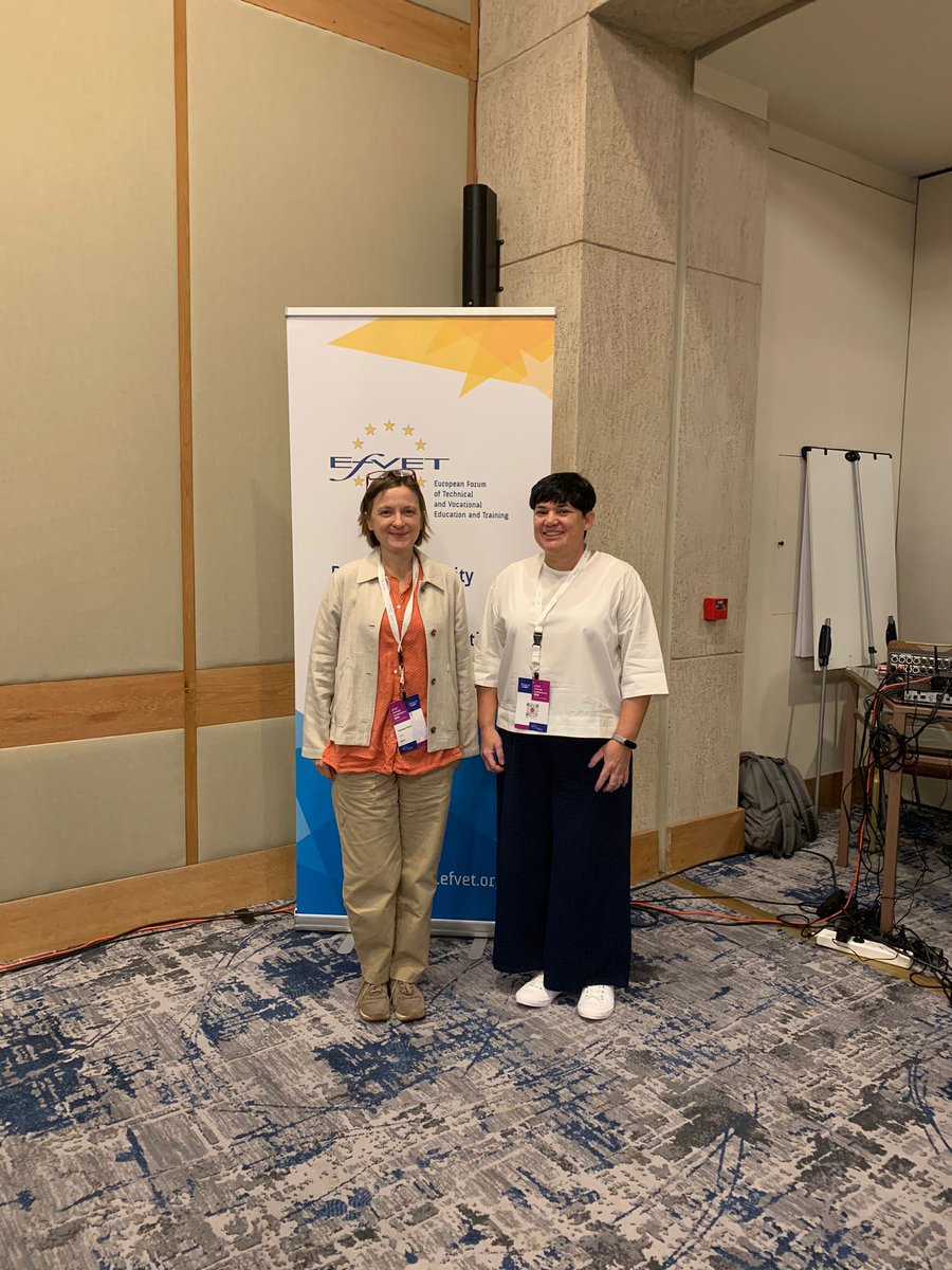 nazaretzentroa's tweet photo. Las coordinadoras de #innovación e #internacionalización de Nazaret participan en la conferencia #EfVET "Future Skills for a Green transition" en Rodas @Ef_VET @Int_Tknika @HETELFP #abantean https://t.co/BtXzZ4r4YP