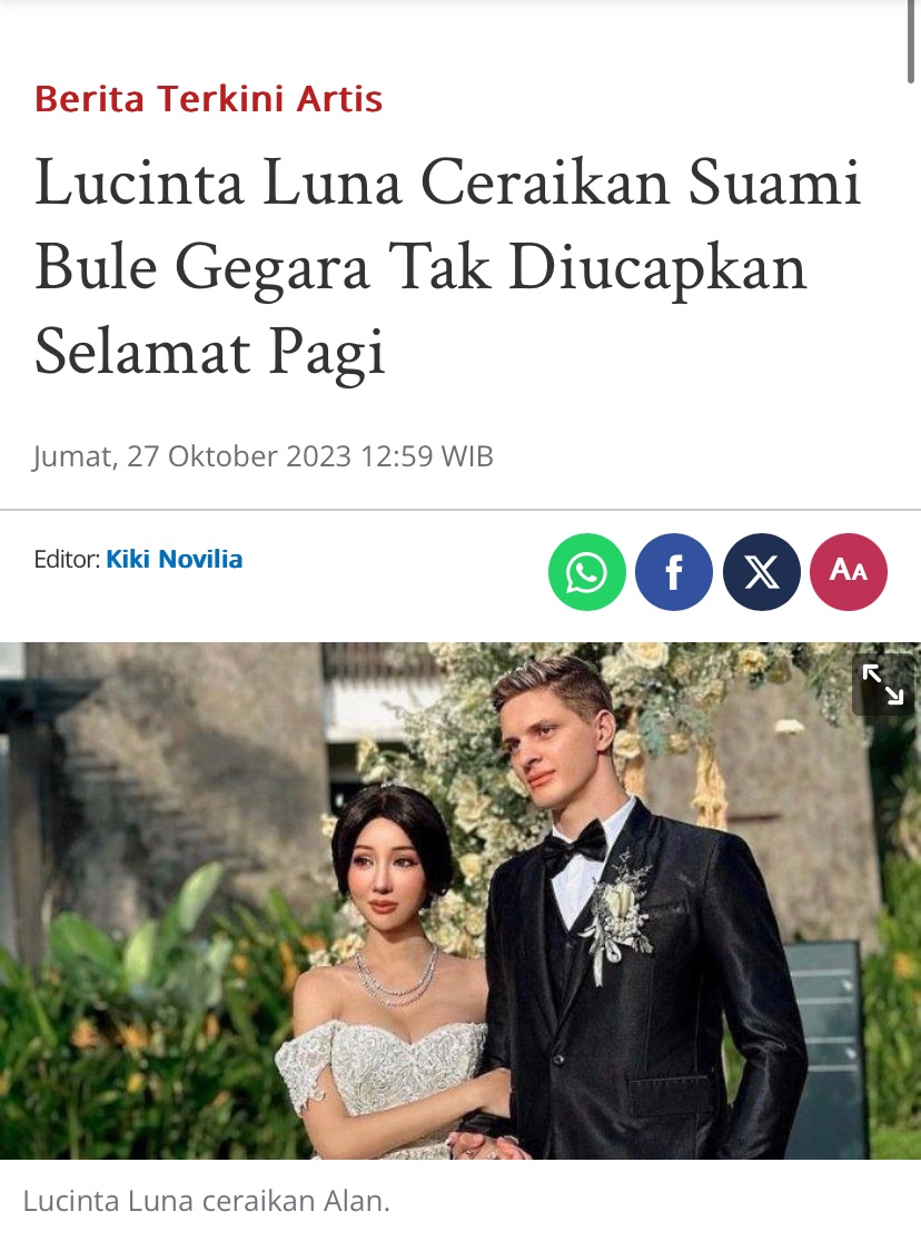 selamat pagi all kecuali lucinta luna