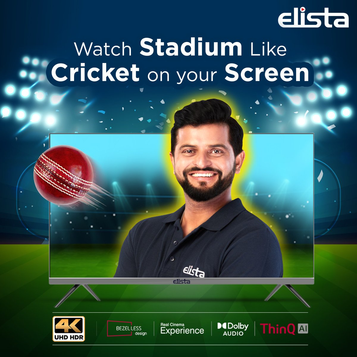 ElistaWorld's tweet photo. Immerse yourself in the ultimate stadium experience from the comfort of your living room with #Elista smartTV, powered by #WebOSTV. It's like being there, without leaving home!
Click here to check our smart range of SmartTV: https://t.co/3KLBrKl0Y5 https://t.co/KBApbhFGFv