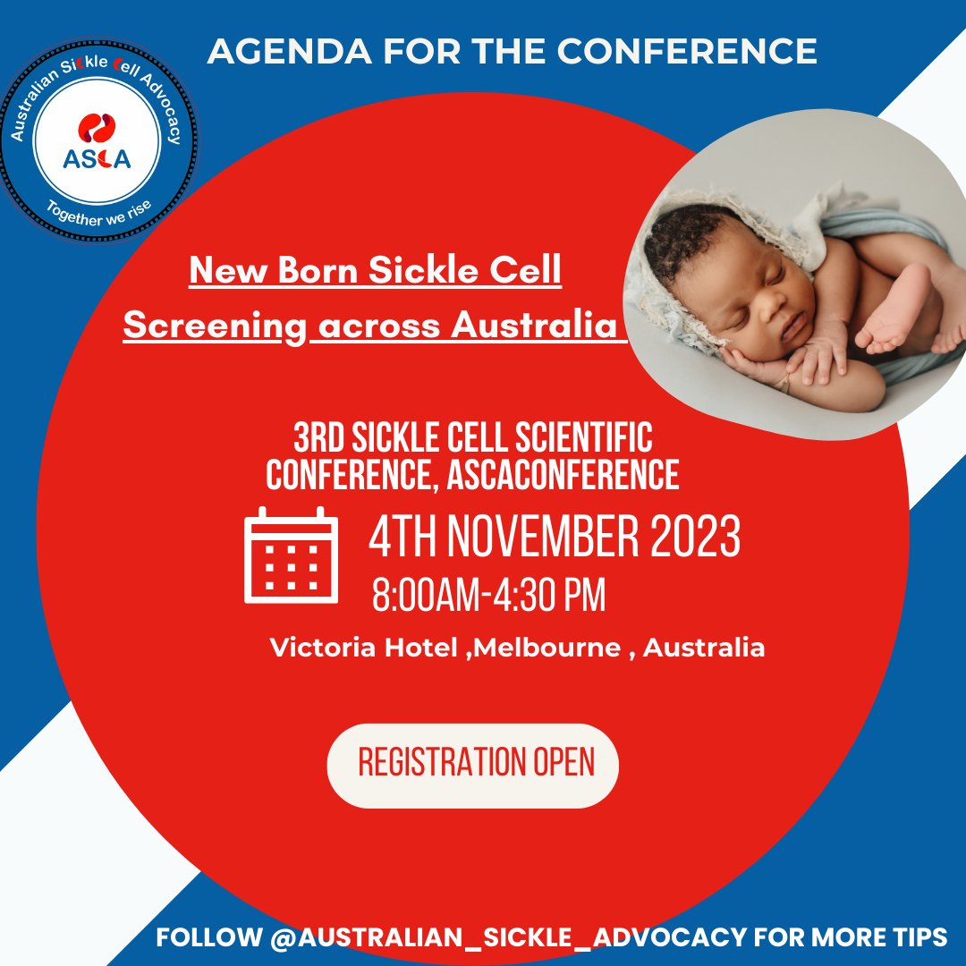 AuSickle's tweet photo. ๐ฌโจ Join us at the 3rd Sickle Cell Scientific Conference, ASCAConference, on November 4th, 2023! Registration is now open.
Secure your spot: https://t.co/ENZpIG7FKv
@healthgovau
#SickleCellDisease
#Australiansicklecell #TeamASCA" https://t.co/6rf6gbB5g6