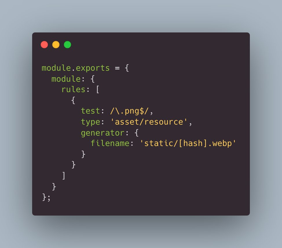 rspack_dev's tweet image. Do you know webpack|Rspack supports override filename by webpack.js.org/configuration/…
which is very useful for converting image type.
#webpack #rspack
