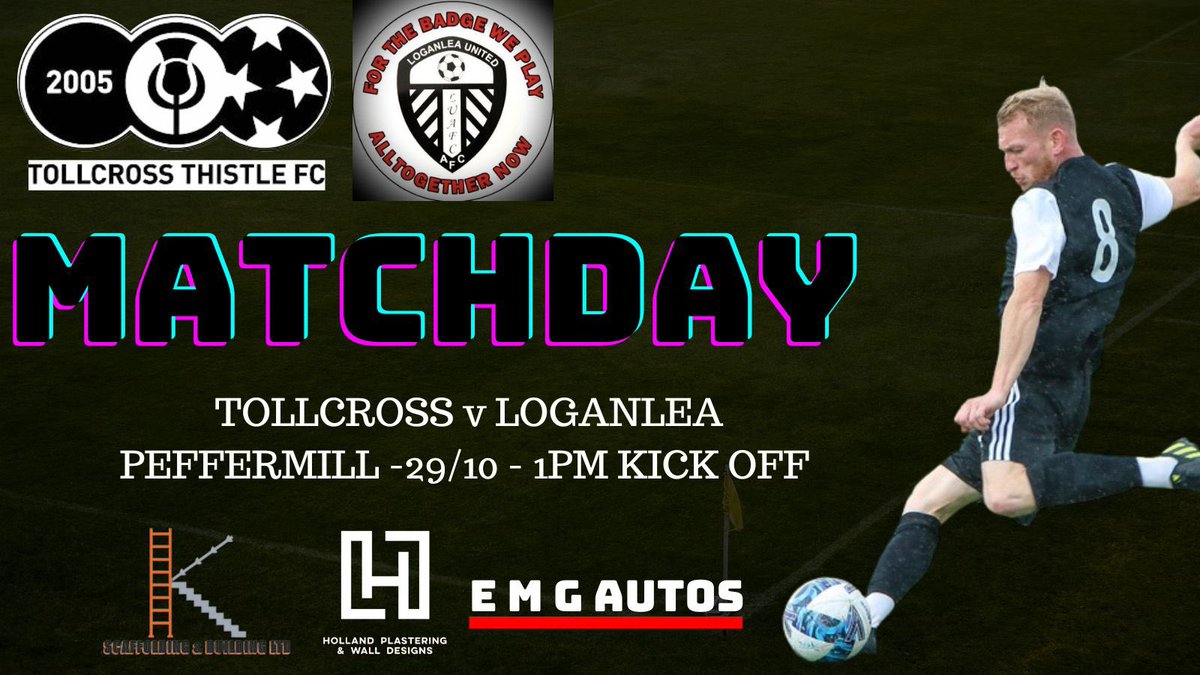 TollcrossTh's tweet photo. GAME TOMORROW ⚽️

🆚 @LoganleaAfc 
🗓 Saturday 28th October
🕒 1pm
🏟 @PM_Pitches 
🏆 Premier League

👨🏻‍💻@LeafaOfficial @ScotAmFA @OfficialCatchup @FootballNation @DavidRamage10 @FNTeamwear @east_saltoun https://t.co/TGCm78L2gI