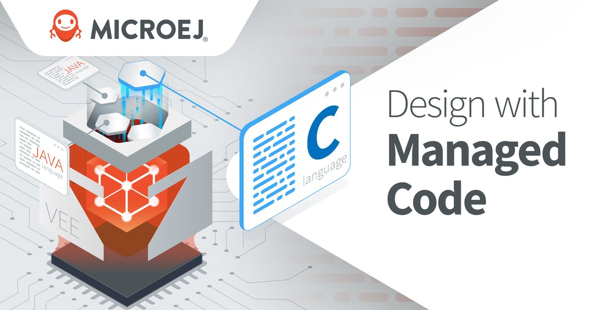 microej's tweet image. 🔒Strengthen #EmbeddedDevice #Security with Managed Code. Ready to harness the potential of Managed Code and unlock these invaluable benefits for your embedded projects? Explore our Managed Code page and fortify the security of your #embeddedsystems: cutt.ly/JwEjZO9h