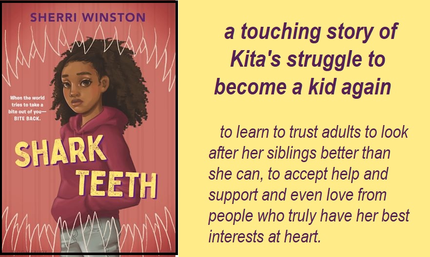 J_E_Barnard's tweet photo. A foster kid with extra attitude, extra chips on her shoulders, and a whole row of extra teeth... #fosterkid #SharkTeeth #NetGalley
https://t.co/XnEOGCWXH5 https://t.co/QcG3rZt962