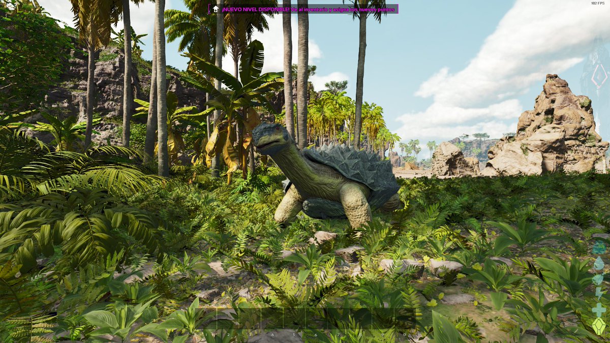 Para losque les vaya mal #ARKAscended en una 3060-3060ti, abridme MD y os paso config para ir sobre los 80-100fps(podeis ver los fps arriba de la captura)