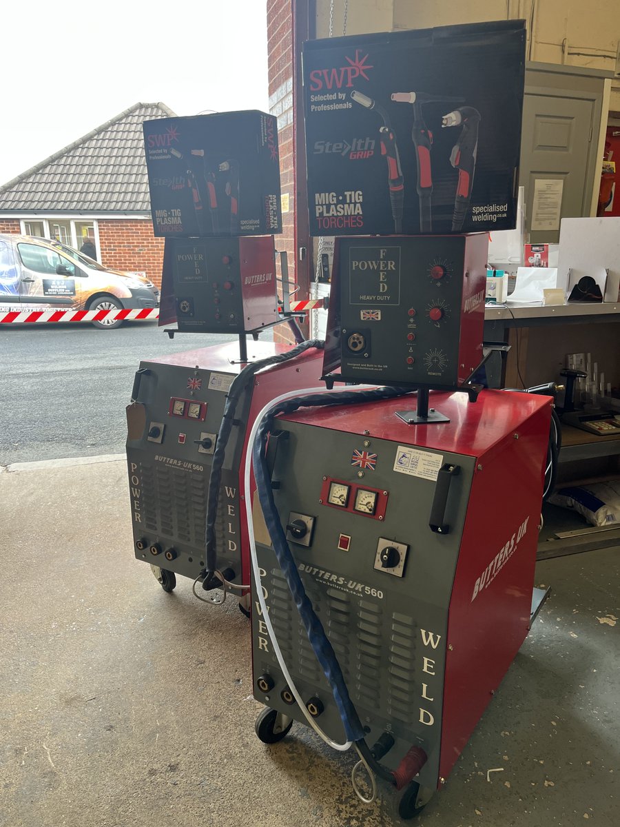 Two reconditioned Butters 560 MIG Welder's on their way to a valued customer. For great prices on new and used equipment, give us a call!
