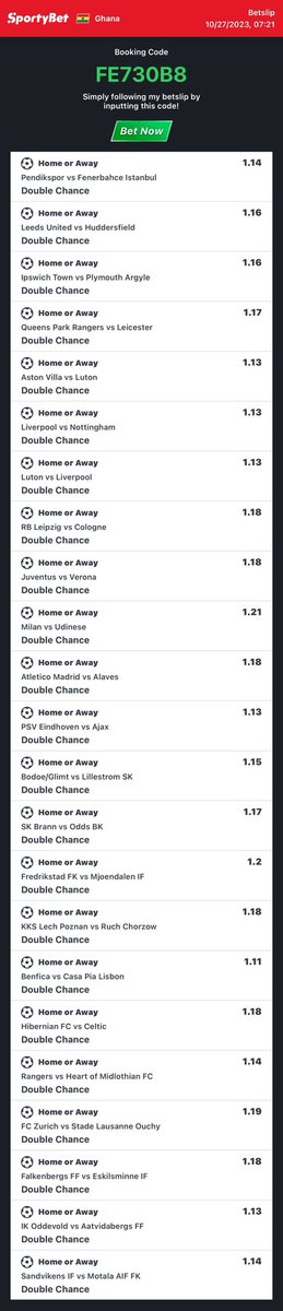 30 ODDS. Long Slip 🥂
