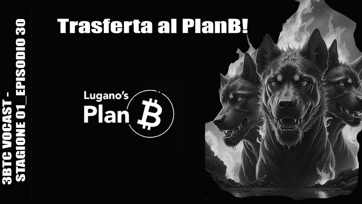 E30 - #vocast Siamo arrivati alla 30 esima puntata in questa puntata siamo alla seconda edizione del PlanB Forum a Lugano partecipiamo a un sacco di Speech con i migliori Bitcoiner del mondo non perdetevi questa breve puntata in nostra compagnia .
open.spotify.com/episode/3WTbXj…