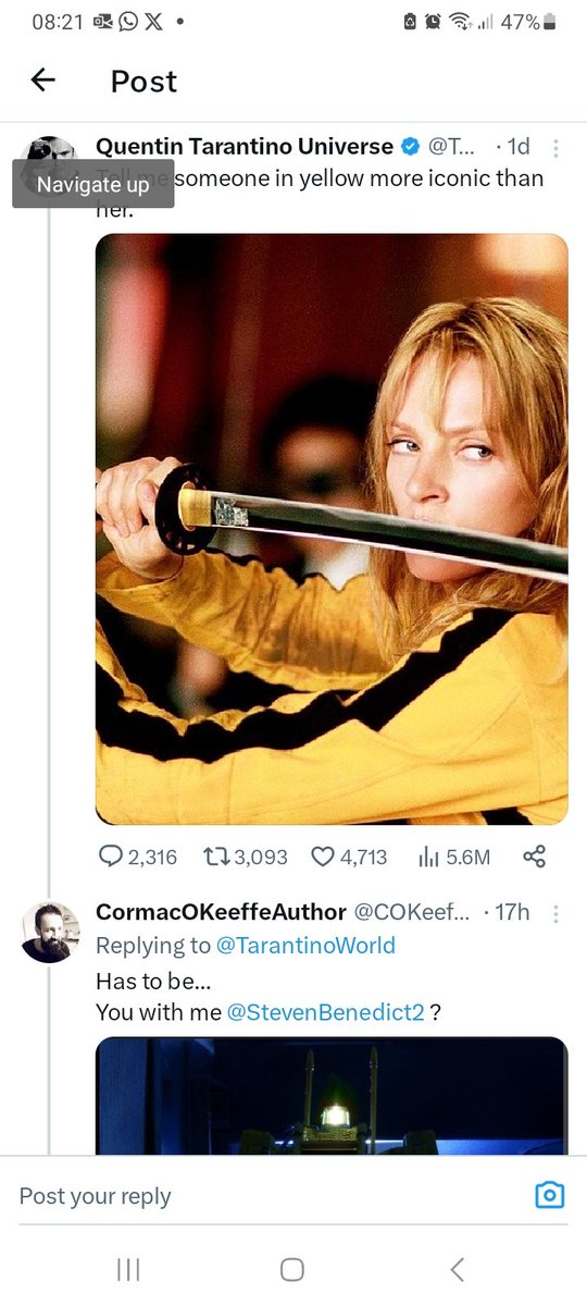 COKeeffeWriter's tweet photo. @StevenBenedict2 @TarantinoWorld https://t.co/TzLznAMKYP