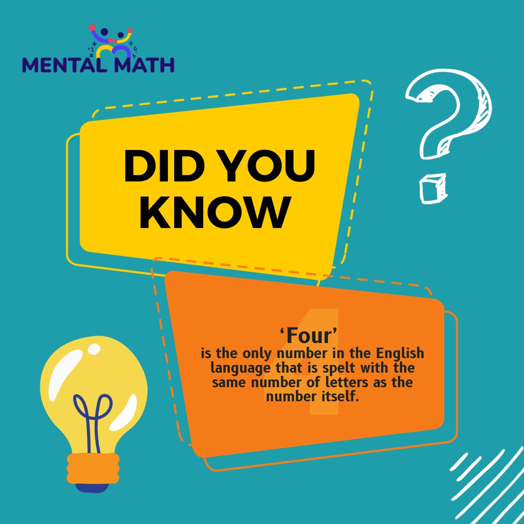 mentalmathdotme's tweet photo. Did you know? 👀

For more such amazing math facts, Follow Us!

Download the Mental Math App

App Store: https://t.co/O441YmwDLo

Play Store: https://t.co/7SuVyyHzkH

#MentalMath #BrainGames #MathFacts #MathForKids #MathForAll https://t.co/gRkj2I1f2W