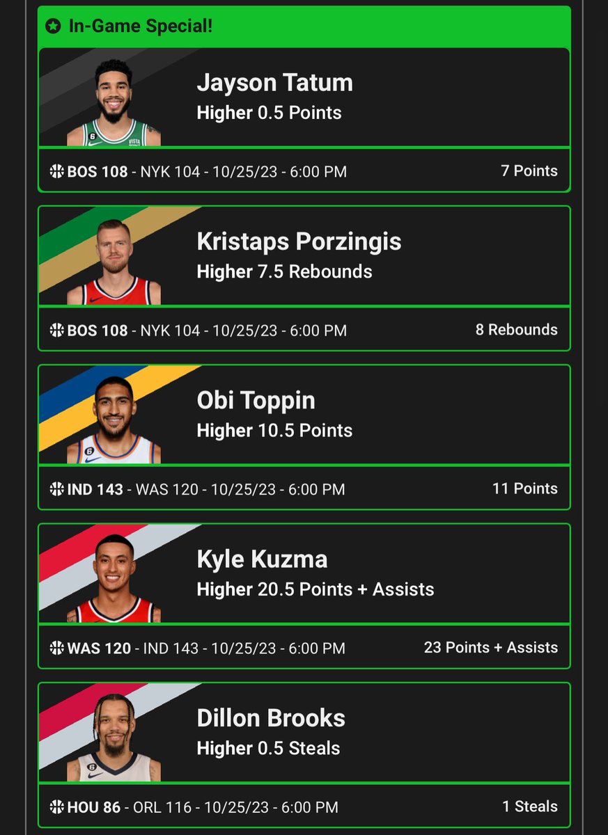 MindOfJakeUp's tweet photo. 🧪🔬🥼Been alotta green lately finna start droppin plays for everybody it’s more fun when we cash together 💰💰💰💰
#PrizePicks #GamblingTwitter #NBA
#UnderDog #fliff #NFL 🐍🔫🍀
just a couple slips from yesterday n today…#ButImNotACapper❗️ https://t.co/Q0E5CqYofB