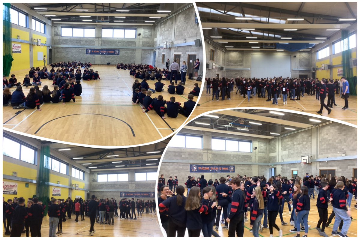 BallymakennyC's tweet photo. Last week during Maths week, all of our first year students took part in a Maths disco🪩 Students got to complete some problem solving whilst showing off their dance moves🕺💃🎸 Well done to all involved. @mathsweek #edchatie #louthchat #mathsweekireland https://t.co/jD8V0raSMF