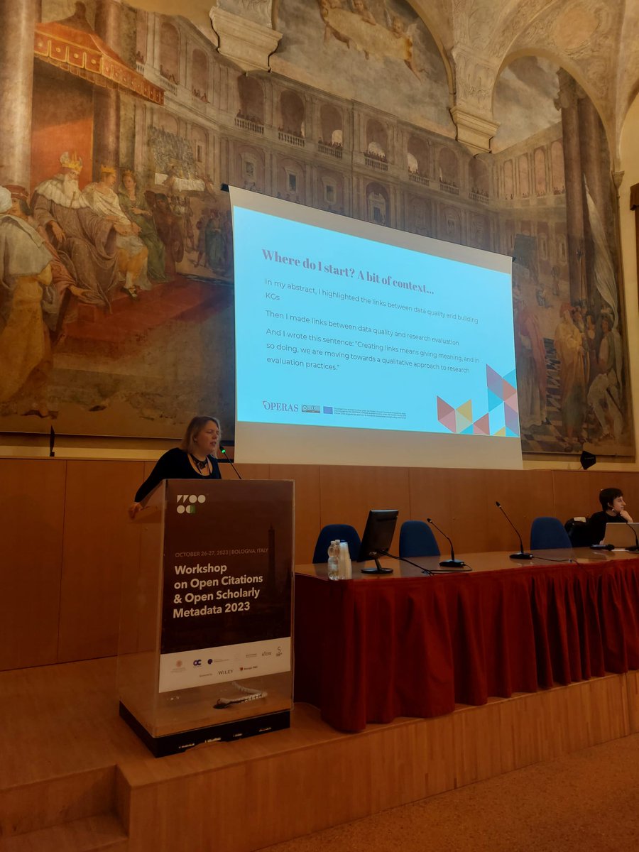 workshop_oc's tweet image. The second day starts with @Suzdum talking about &quot;Open research assessment: switching from quantitative to qualitative practices&quot;
@OPERAS_GER #WOOC2023 #OSFAIR2023
