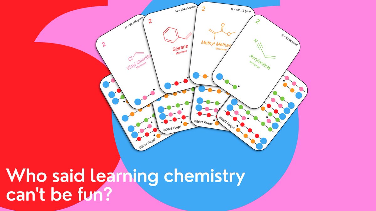 Looking for an educational game that's loads of fun? 🤩 Our card game on free radical polymerization is the answer! #ChemistryEducators #InteractiveLearning Order now at forgetlab.com. Free teaching resources provided!