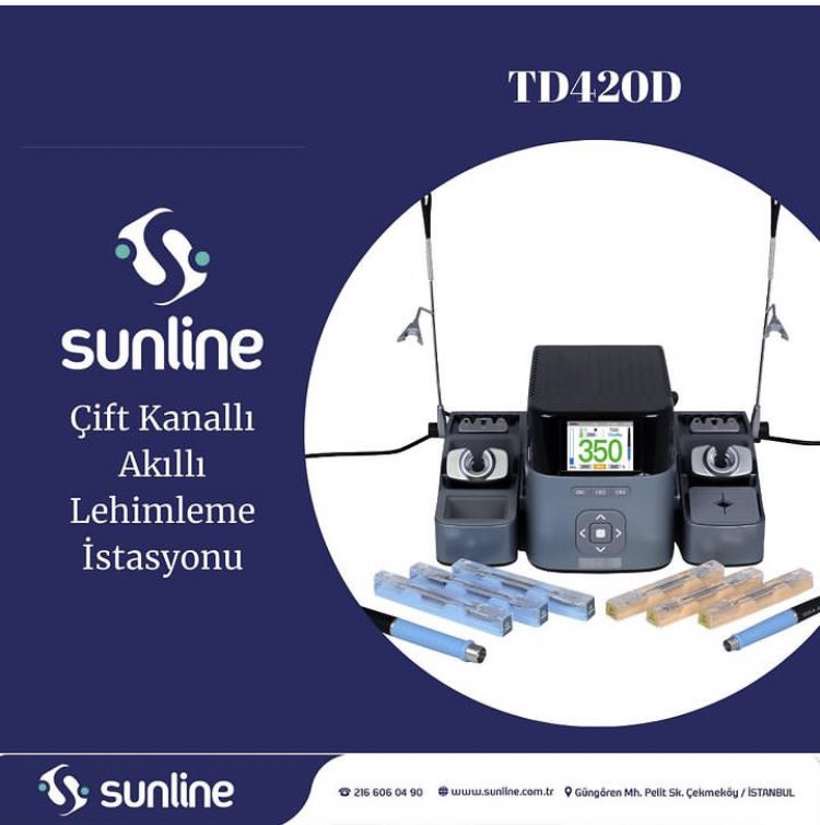 sunline_as's tweet photo. Sunline Çift Kanallı Akıllı Lehimleme İstasyonu 👏 Hızla ısınır, 350°C’ye ısıtması yalnızca 1 saniye sürer. Detaylı bilgi için: https://t.co/rlyRVmORK9 adresimizi ziyaret edebilirsiniz.
#aixun #suline #havya #lehim https://t.co/FrAaCndmqF