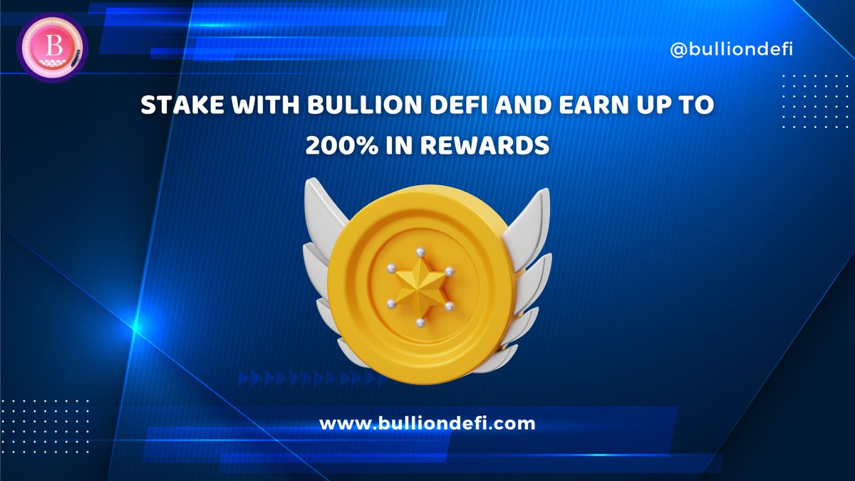 mrmax_d's tweet photo. Maximize your gains! πStake with Bullion DeFi and earn up to 200% in rewards. @bulliondefi
Don't miss out on this golden opportunity! π°β¨
Website: https://t.co/wvDHOpf41X
Telegram: https://t.co/SNP6ge11OI
#BullionDeFi #StakingRewards #CryptoGains #EarnMoreCrypto #Staking https://t.co/vWS1Wx3DFu