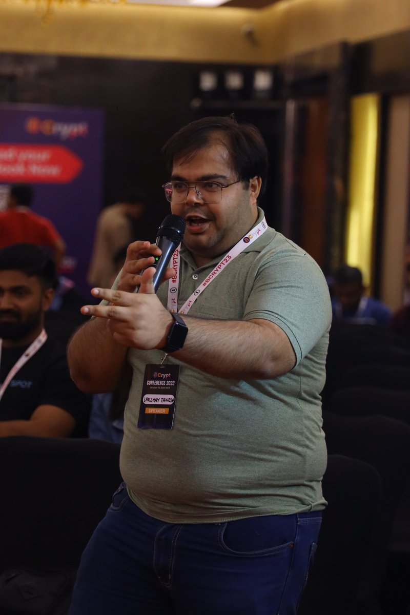 BcryptGlobal's tweet photo. Thank you, @Lakshay22138398, for sharing your insights at #BCrypt23. Your session was incredibly informative. Looking forward to having you back at #BCrypt24!
For more details, stay tuned! https://t.co/iGIEyHw40D
#Bcrypt #BcryptIndia #web3 #web3community #Crypto #Web3π· https://t.co/Orz6oKnExk