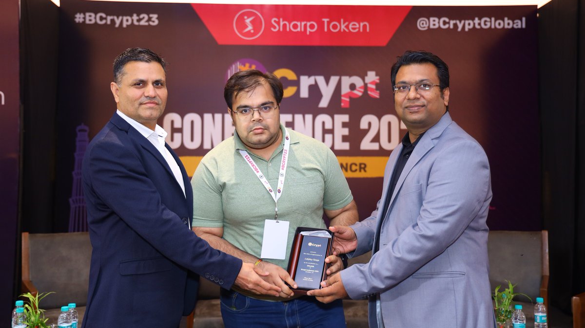 BcryptGlobal's tweet photo. Thank you, @Lakshay22138398, for sharing your insights at #BCrypt23. Your session was incredibly informative. Looking forward to having you back at #BCrypt24!
For more details, stay tuned! https://t.co/iGIEyHw40D
#Bcrypt #BcryptIndia #web3 #web3community #Crypto #Web3π· https://t.co/Orz6oKnExk
