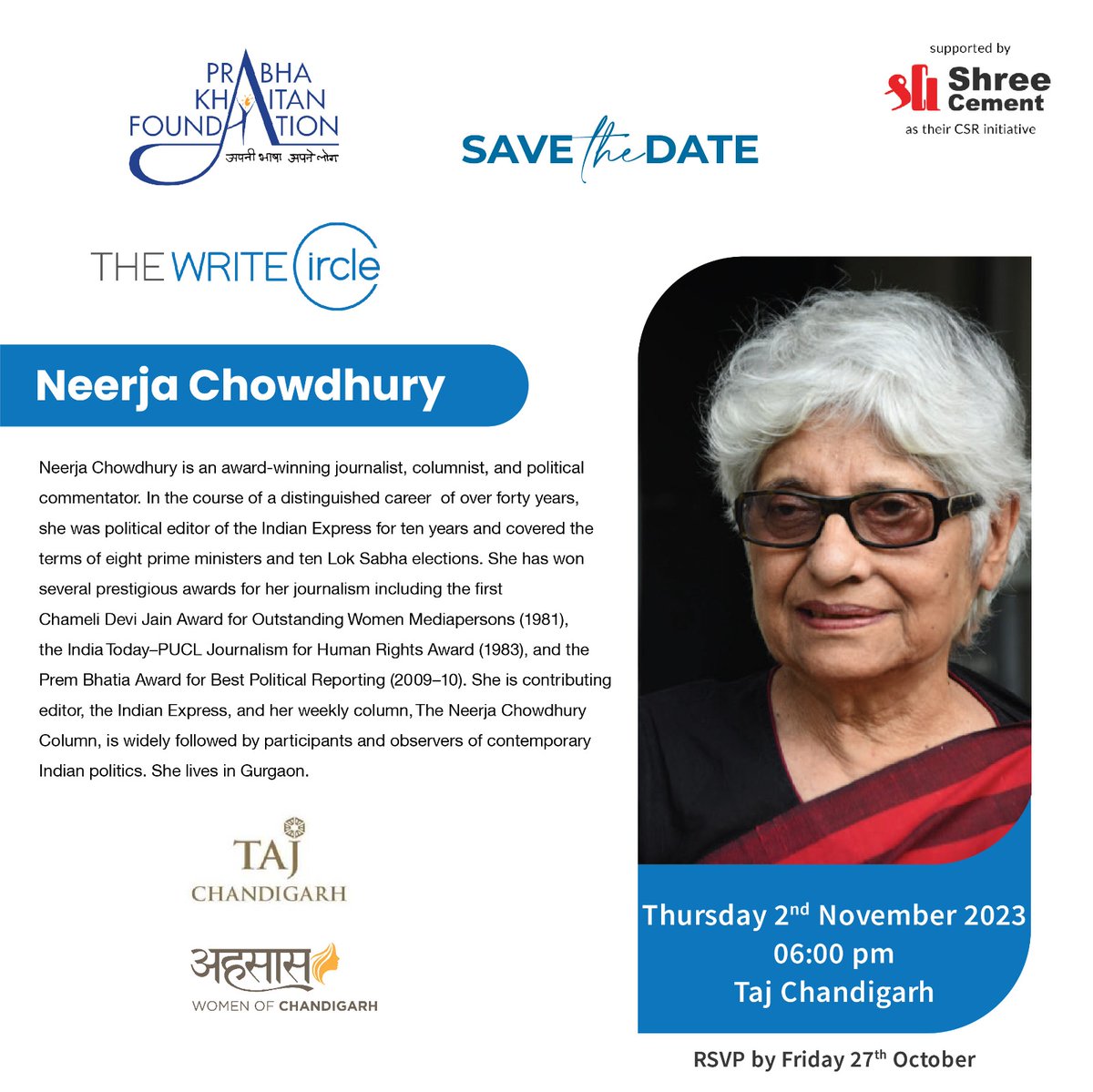 NEERJA CHOWDHURY (@neerjachowdhury) on Twitter photo 