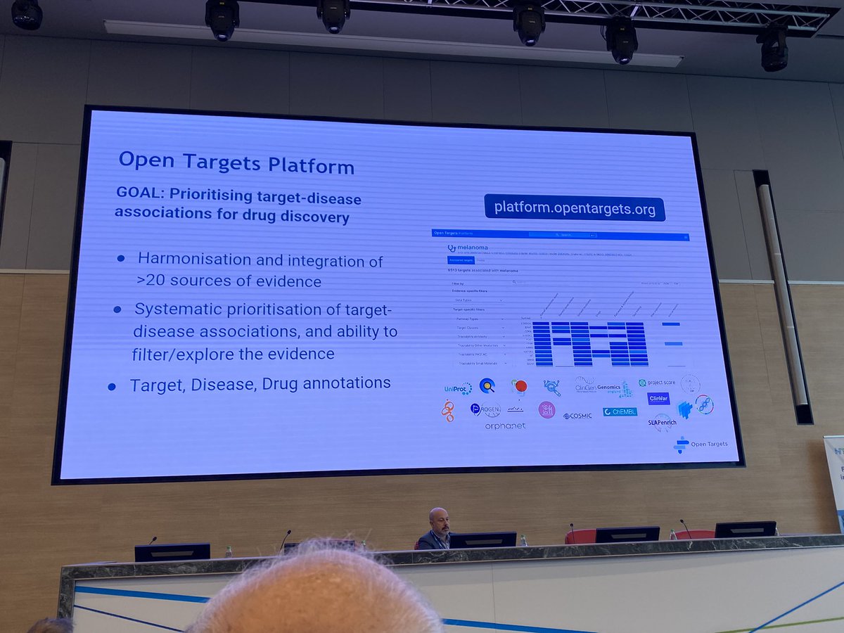 The @OpenTargets platform is simply a game-changer for evidence base target identification and prioritization in research. 🧬🔍 @humantechnopole @NatureItaly Future trends in #Translational medicine