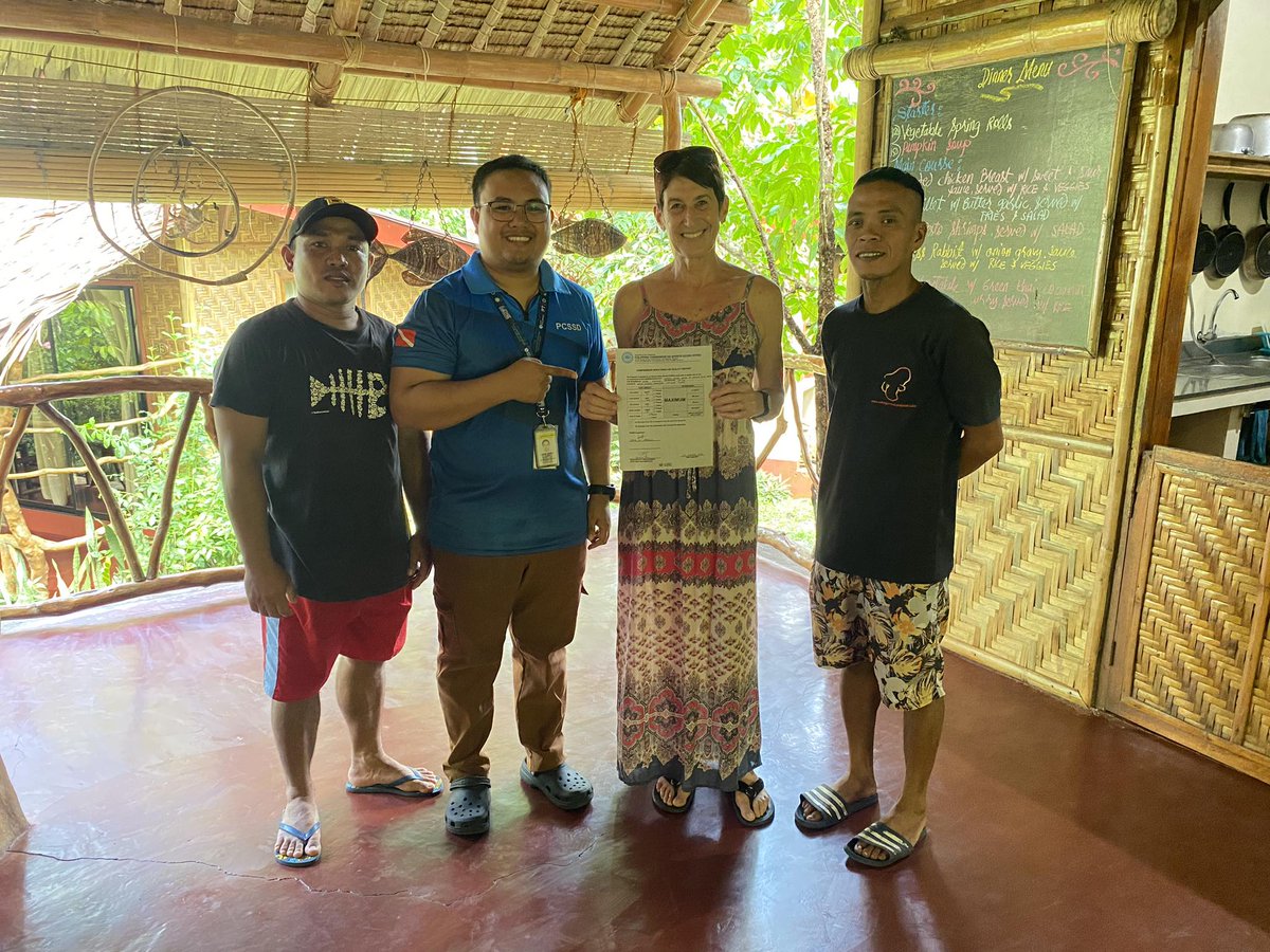 VolcanBeach's tweet image. We're thrilled to announce that after a thorough inspection today by the Philippine Commission on Sports Scuba Diving we received certification that the air quality in our dive scuba tanks perfectly matches the required standards!
 #PCSSD #DivePhilippines #Scubadiving