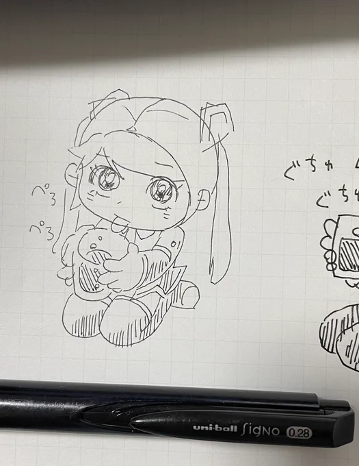シグノ0.28で…ぺろぺろ。 