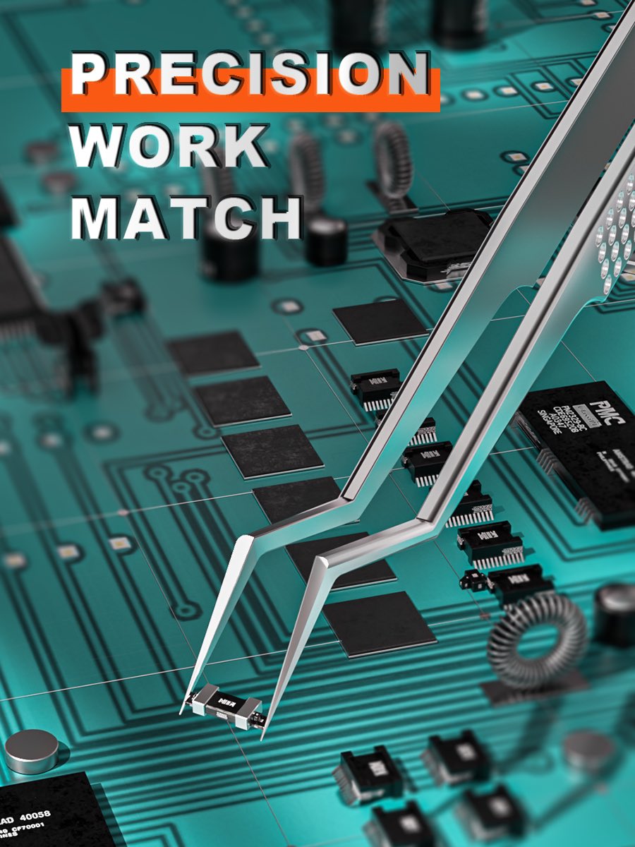 bakutool2003's tweet photo. "Precision soldering made easy with the ba-7sa-14 Mobile Phone Chip Soldering Tweezers. Crafted from high-strength stainless steel, these tweezers are non-magnetic, reducing the risk of circuit board damage.. π οΈπ² #SolderingTweezers #PrecisionSoldering #ba7sa14" https://t.co/IekQ472h9W