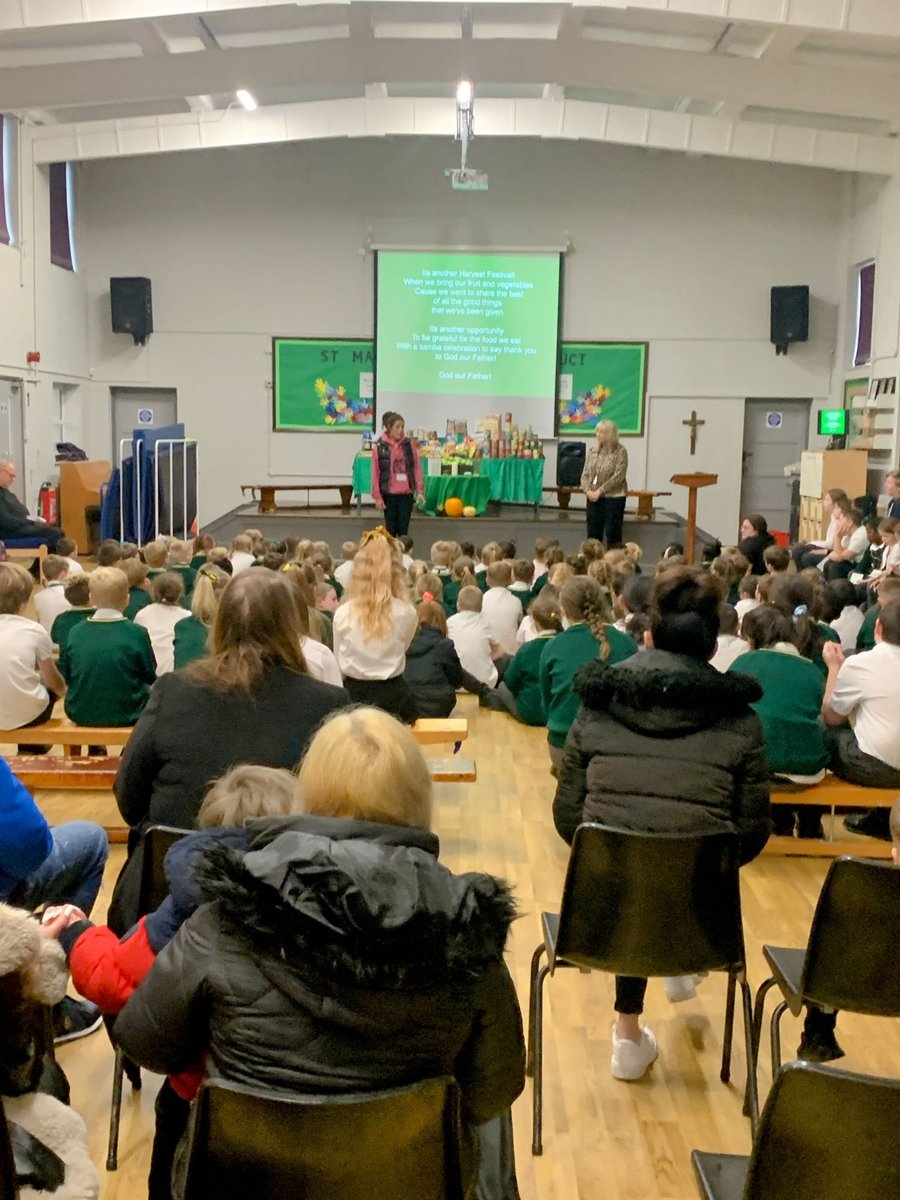 Thank you to the St Malachy’s Community for their wonderful donations to Halifax Community Kitchen. 💚

Yesterday, we held our Harvest Liturgy and invited Natalie from Halifax Community Kitchen. 

The children did a fantastic job with their readings. 

@bps_trust