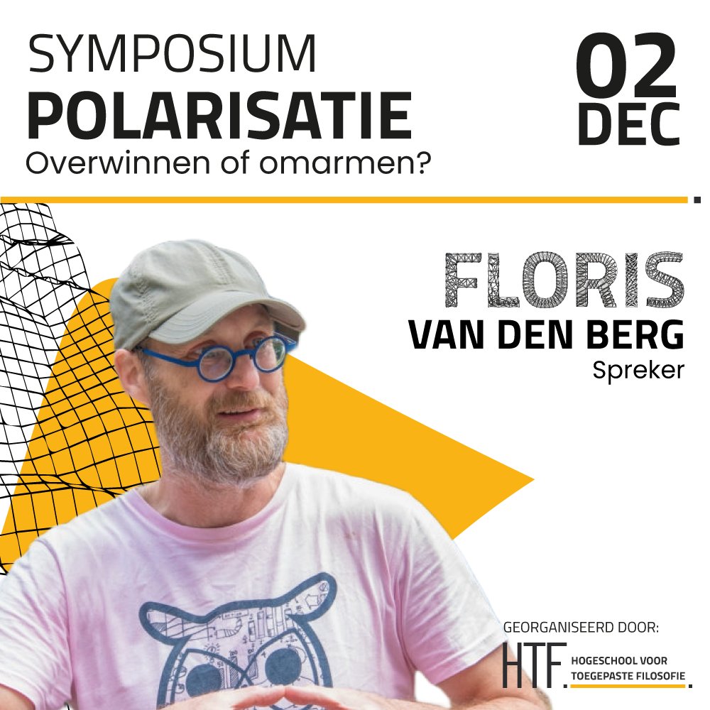 HTFfilosofie's tweet photo. HTF-symposium Polarisatie 2 dec

Floris vd Berg is docent  aan de UU en  HTF.
In Het spook van woke bekritiseert Floris de toenemende uitwassen van woke. Het spook van woke roept op tot kritisch denken en geeft handvatten hoe je dit kunt doen.

Tickets: https://t.co/ZGBkHNSzG6 https://t.co/4WGTrSyCyw