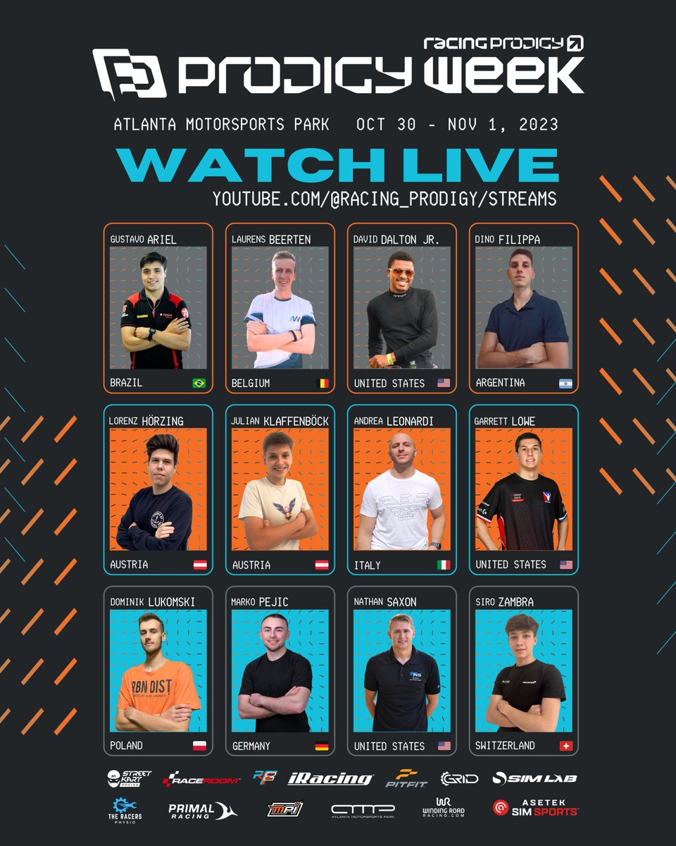 raceroom's tweet photo. #MarkoPejic and #NathanSaxon have qualified for a shot at a pro racing contract through the @racingprodigy1 competition in #RaceRoom
Now they are putting their skills to the test in the Radical SR1 at Atlanta Motorsports Park.
LIVE TODAY
🕐 12 PM GMT
🖥️ https://t.co/EZX9XVJRul https://t.co/C1U6jWwnJn