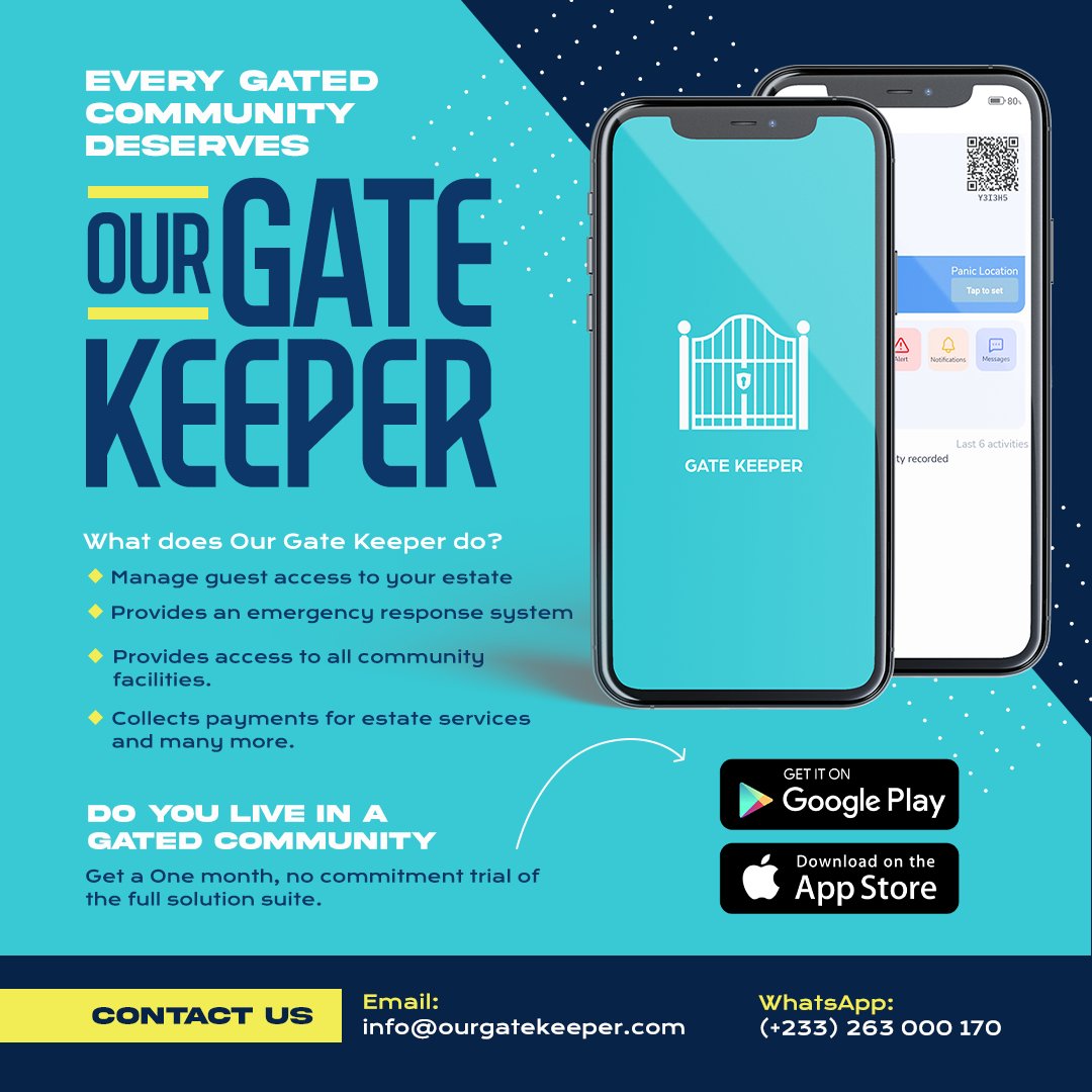 papwilly's tweet photo. Do you live in a gated estate? Then you need Our Gate Keeper. https://t.co/p7dD6CzHaN