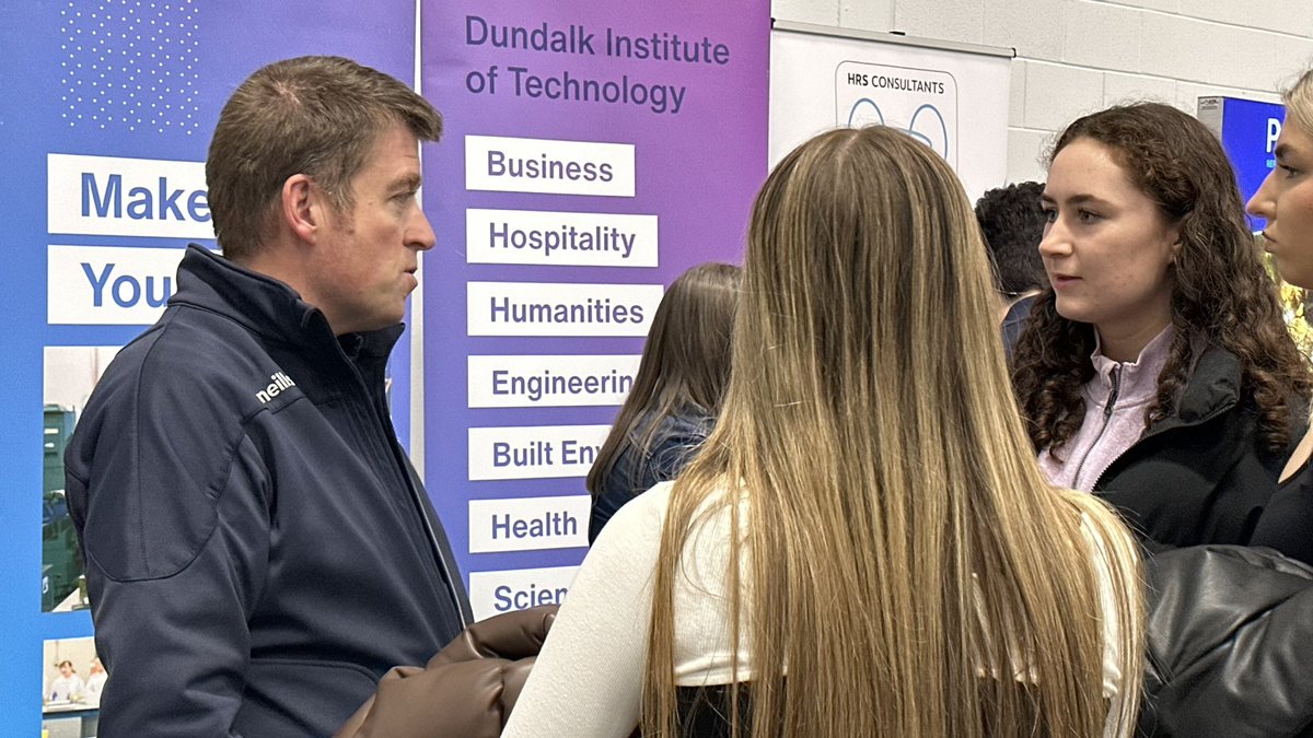ThinkDkIT's tweet photo. Thank you to Eureka Secondary School &amp; St Ciarans for organising last nights annual Kells Careers Fair

Great interest in DkIT, especially as a result of great transport links from the Kells area to @DkIT_ie including the Bus Éireann Route 167 @EurekaSecondary
@StCiaransCS
#DkIT https://t.co/HRPa9g4luj